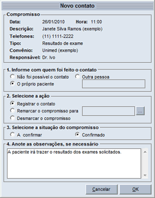 Contato com o paciente
