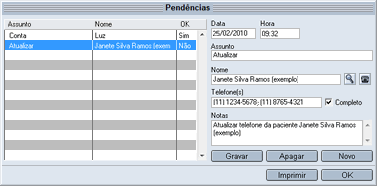 Pend&ecirc;ncias