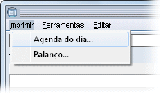 Imprimir agenda do dia