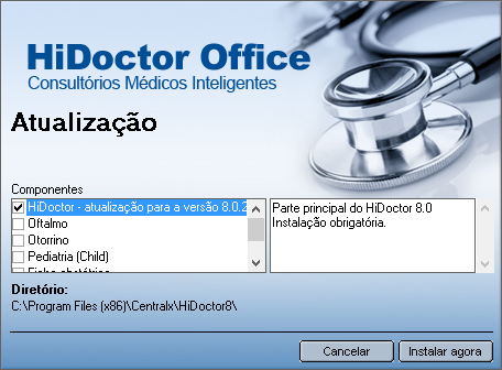 Componentes do HiDoctor Componentes do HiDoctor
