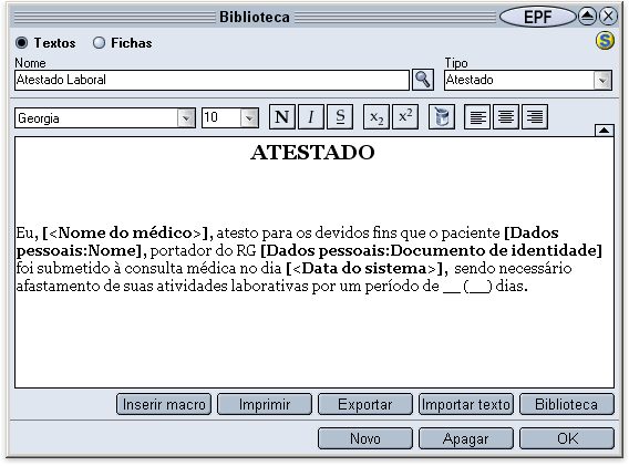 Aplicação de Macros Aplicação de Macros