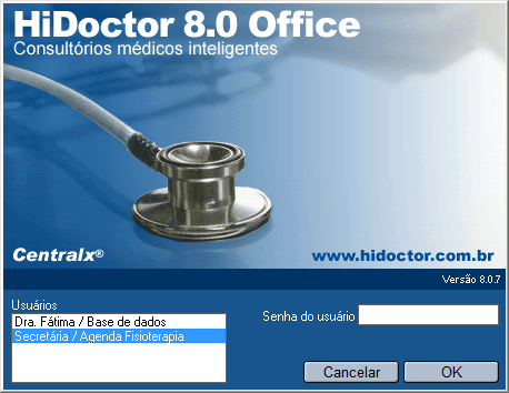 Tela de login