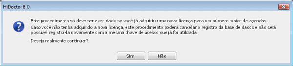 Alterar registro