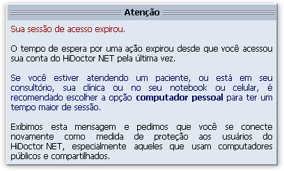 Sessão expirada Sessão expirada
