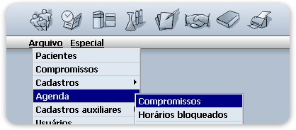 Compromissos da agenda Compromissos da agenda