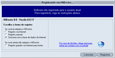 Senha da base de dados