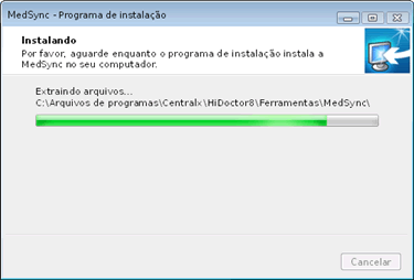 Instala&ccedil;&atilde;o da MedSync
