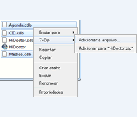 Compactar arquivos