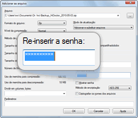 Inserir senha