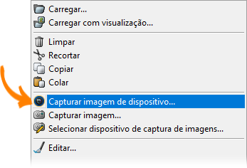 Adicionar foto de perfil pelo Capture Adicionar foto de perfil pelo Capture