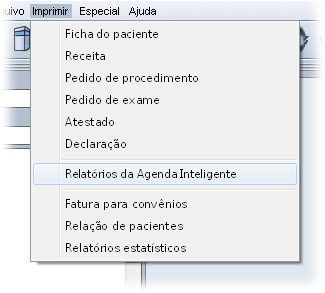 Impressão dos relatórios de gestão da Agenda