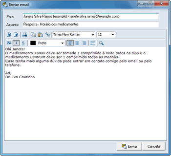 Enviar email