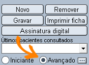 Modo de visualização avançado