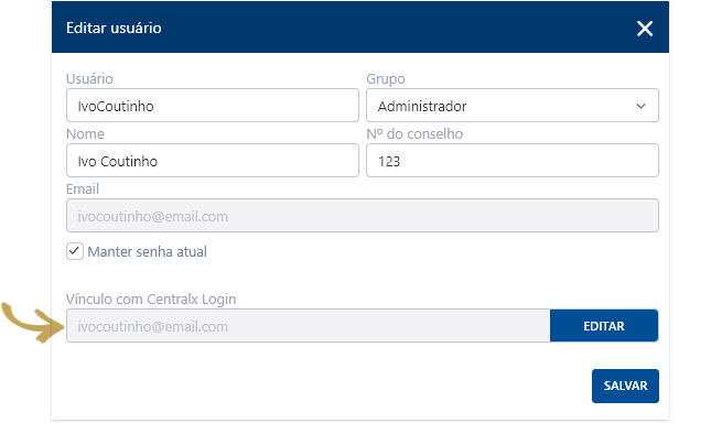 Verificando Login Centralx no HiDoctor Cloud Login Centralx