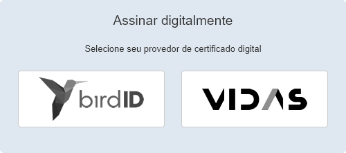 Provedores de certificados disponíveis