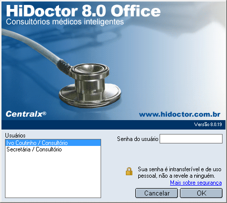 Login no HiDoctor Login no HiDoctor