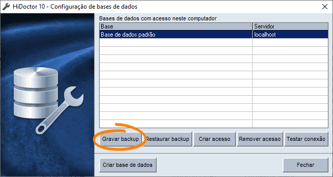 Gravar backup