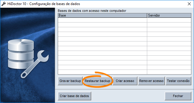 Restaurar backup