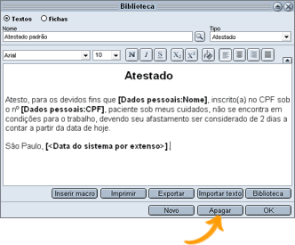 Remover texto Remover texto