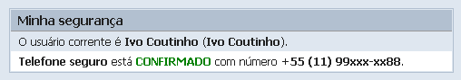 Informações de Minha segurança no HiDoctor NET Segurança HiDoctor NET