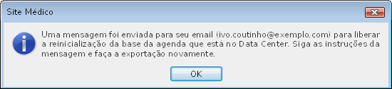 Notificação de email Notificação de email