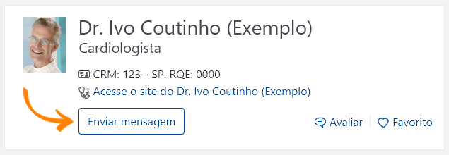 Perfil em destaque no catalogo