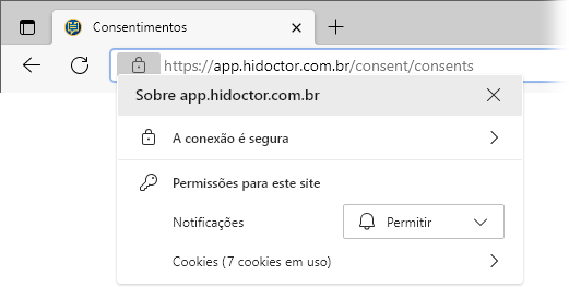 Ativar notificações do navegador Ativar notificações do navegador