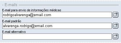 Seção E-mails