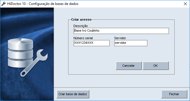 Configurar base de dados Configurar base de dados