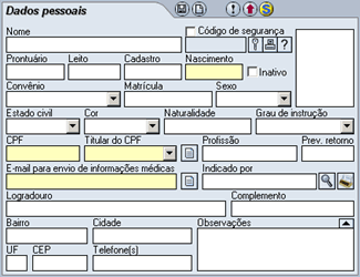 Ficha do paciente