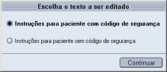 Editar instruções Editar instruções