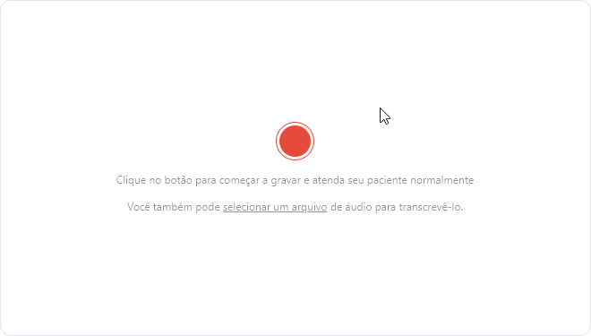 Iniciando uma gravação Iniciando uma gravação