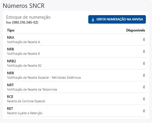 Verificando numera&ccedil;&atilde;o dispon&iacute;vel no HiDoctor Cloud