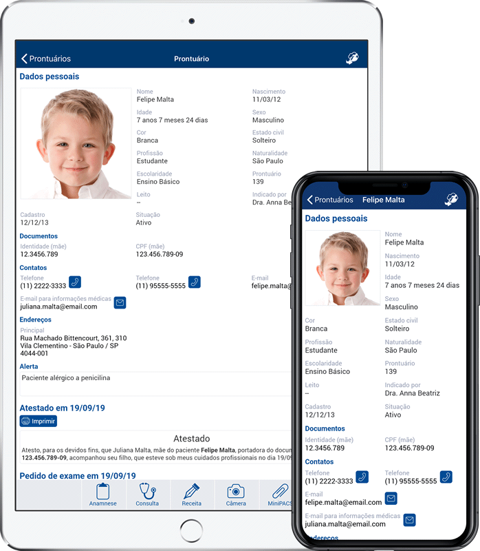 HiDoctor NET em tablets