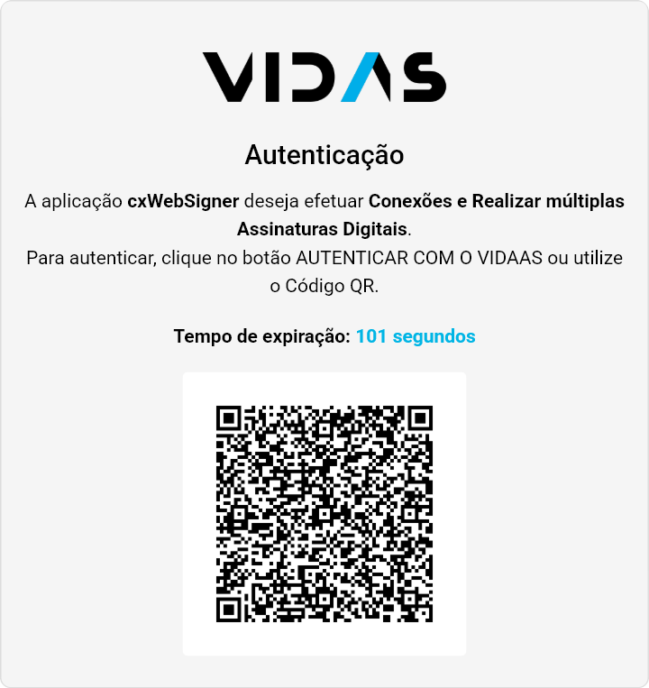 Prosseguir com os passos no aplicativo