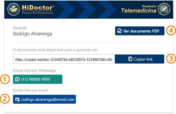 Assinar o documento