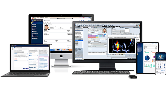 Acesso ao prontuário HiDoctor em diferentes dispositivos