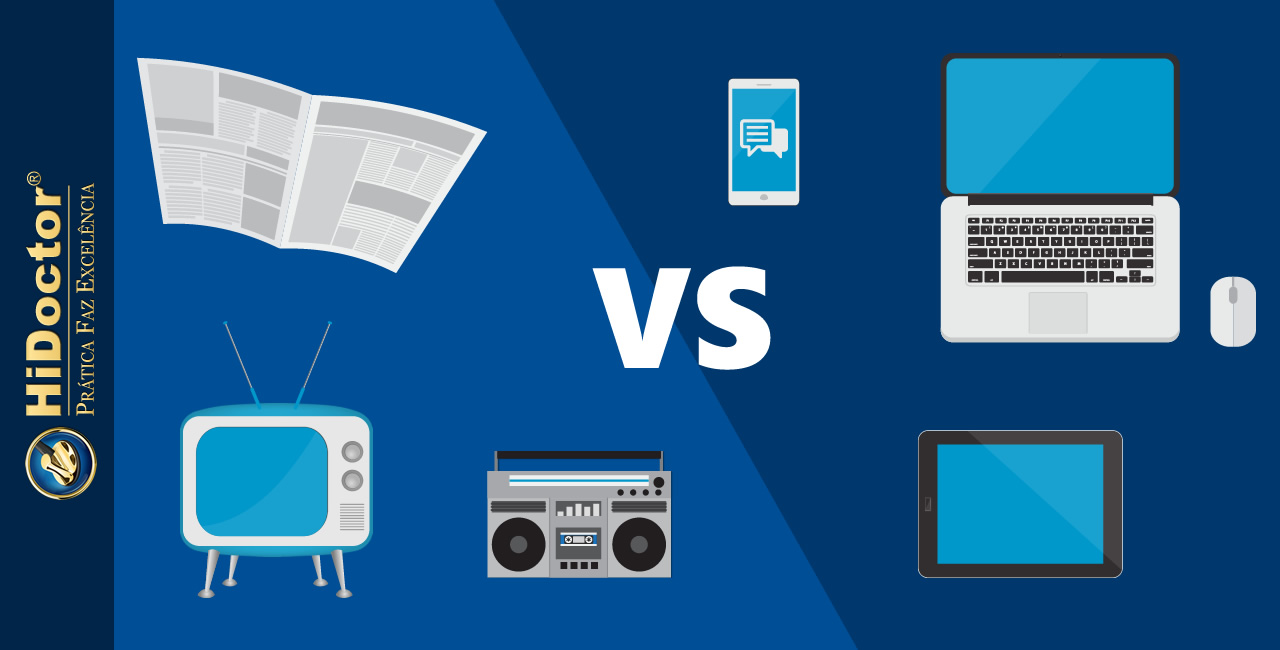 Marketing digital <i>versus</i> marketing tradicional