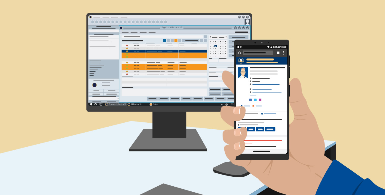 O futuro é o agendamento online de consultas