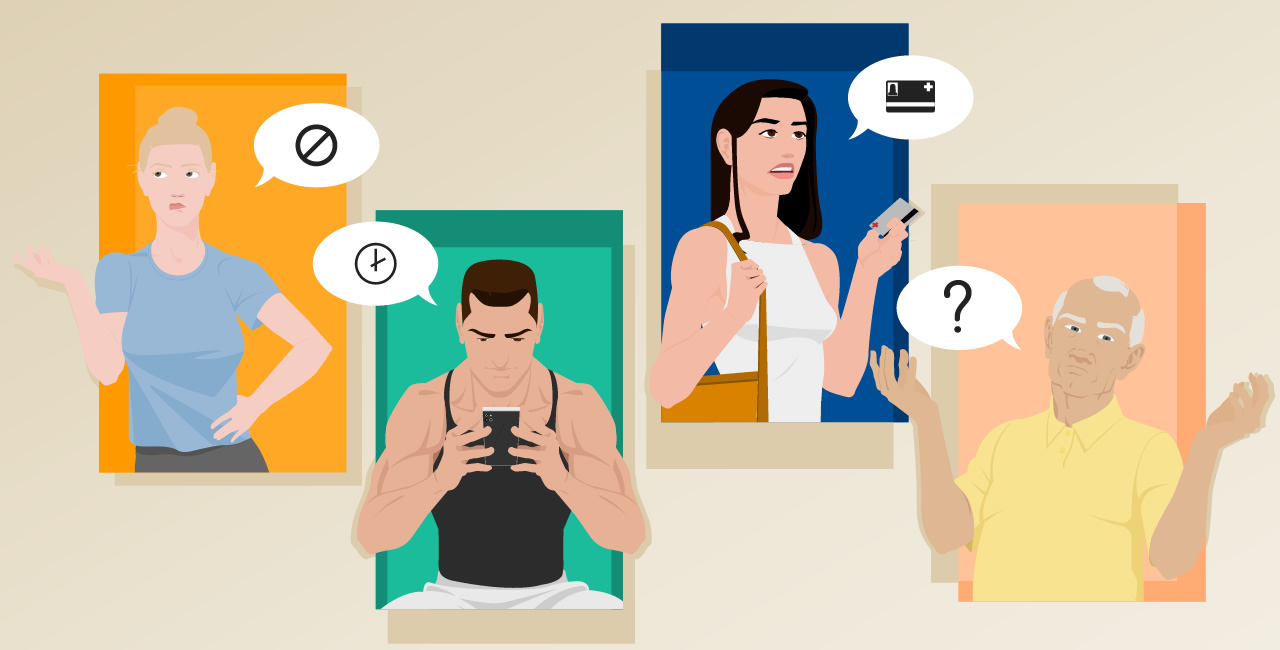 Os problemas mais comuns dos quais os pacientes reclamam