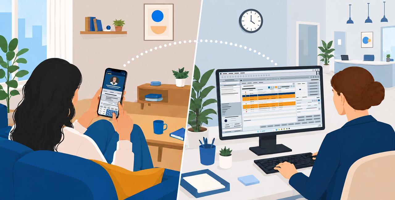 Sistema de agendamento online para clínicas: como funciona e por que usar Sistema de agendamento online para clínicas: como funciona e por que usar