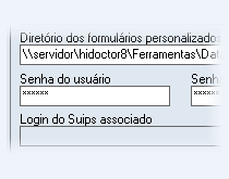 Senha e permiss&otilde;es